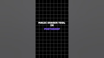 Magic Eraser Tool in Photoshop #photoshoptutorial #photoshop