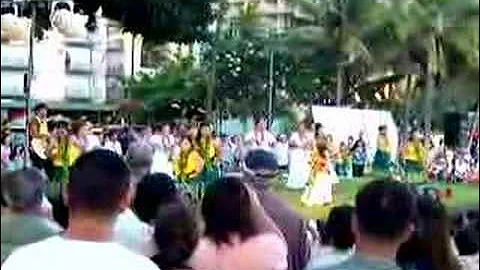 Hula Dancing On Waikiki Beach Part One