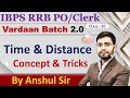 Time  distance for bank exam vardaan20 by anshul sir ibps rrb 2023 po clerk