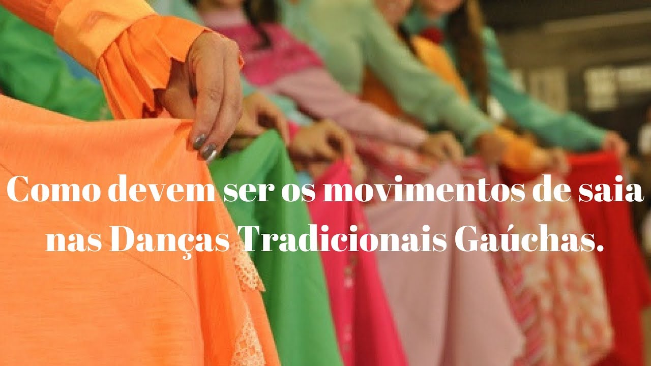 saia para dança gaucha