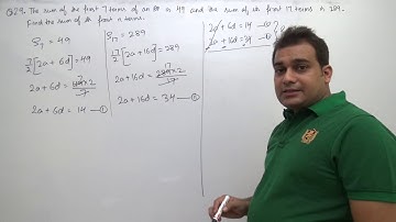 Class 10 Maths (Ex 5C  Q29)  Arithmetic Progression (R S Agarwal 2019)