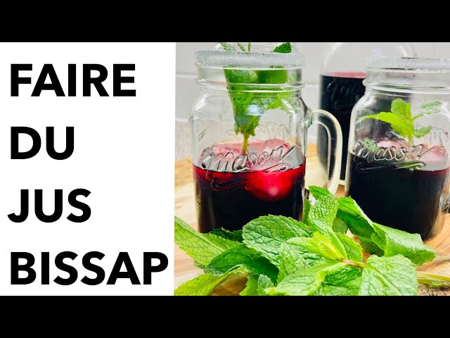 Jus de Bissap 1L  Bazou, cuisine exotique