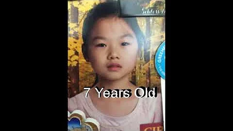 Angela Peng's Appearence Change from Birth to 15 Y...