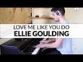 LOVE ME LIKE YOU DO - ELLIE GOULDING (Fifty Shades of Grey Soundtrack) | Piano Cover + Sheet Music