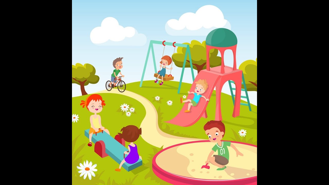 Park time (English) What kids can do in the park. - YouTube