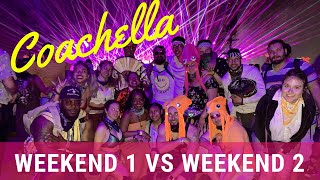 Coachella Planning: Weekend 1 vs Weekend 2