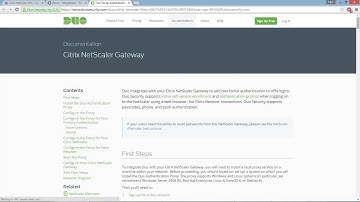 Citrix Netscaler and FIDO U2F - Part 3 - Technical Demo