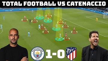 Tactical Analysis : Manchester City 1-0 Atletico Madrid | Pep & Simeone