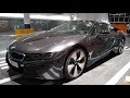 BMW i8 Roadster walkaround view from outside Außenansicht Flughafen München Munich airport