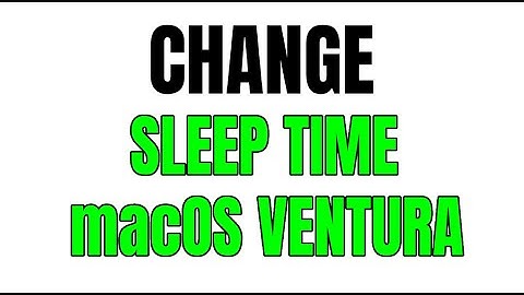 NEW! ADJUST MacOS Ventura Lock Screen & Sleep Settings!