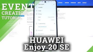How to Add Event to Calendar in HUAWEI Enjoy 20 SE – Use Calendar