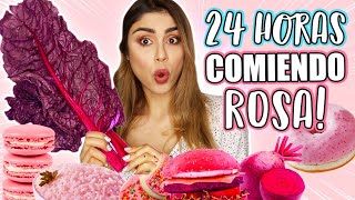 24 HORAS COMIENDO ROSA | Pautips