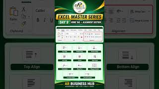 Excel Master Series Day 9 | Home Tab Alignment Section | Excel Tutorial for Beginners