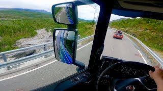POV Driving Scania S540 - Kilpisjarvi