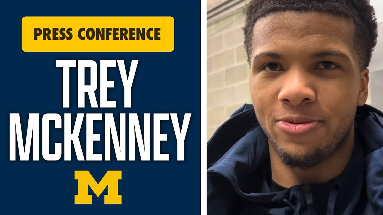 Защитник баскетбольной команды Мичигана Трей МакКенни отреагировал на победу над MSU. 