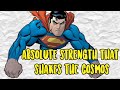 Superman  how strong is superman  comics post crisis   dc comics