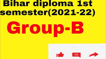 Bihar diploma 1 sem. syllabus/Group-B/Bihar Polytechnic ka syllabus/Bihar diploma ka syllabus