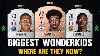 FIFA 18&#39;s BIGGEST WONDERKIDS: Where Are They Now? 🤯😱 | FT. Mbappé, Sancho, Dembélé...