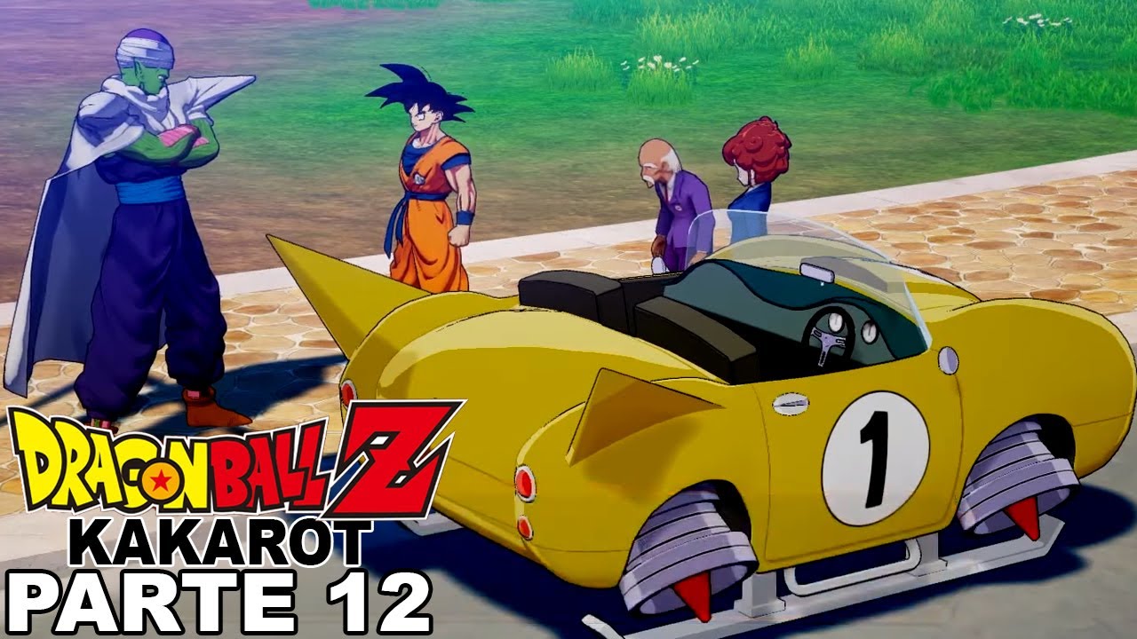 Dragon Ball Z: Kakarot - Saga Cell e Goku e Piccolo na auto escola