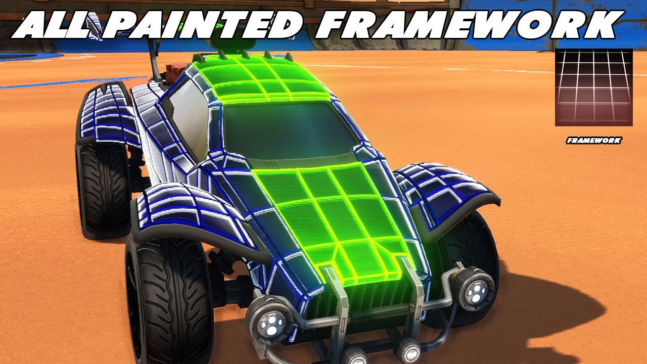 All Painted Framework Decal - Rocket League Showcase