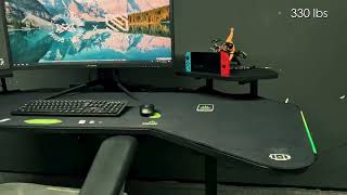 🎮 JWX ES-ZBD72 Review – Ultimate 72″ RGB Dual-Motor Wing Gaming Desk!