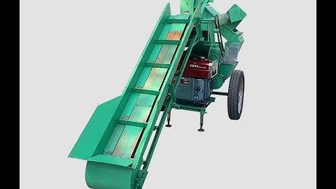 4-6t/h Corn sheller machine Maize thresher machine with conveyor