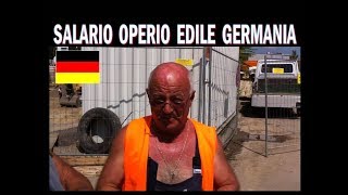 Stipendio Operaio Edile In Germania