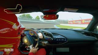 インディアナポリスで1分29秒635の新記録。フェラーリSF90ストラダーレ車載