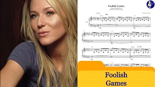 Foolish games - Jewel (piano accompaniment with sheets)