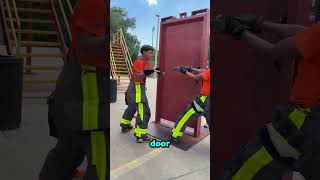 this future firefighter completed one of the toughest training drill