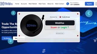 Webfoxwebfoxfx.comwarning Signs