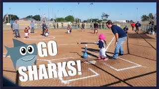 Toddler's 1st t-ball game! | February 24, 2018