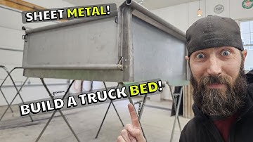 Build a 1930 Truck Bed!  All Steel Fabrication and Welding! Diesel Powered Pickup Truck Project!
