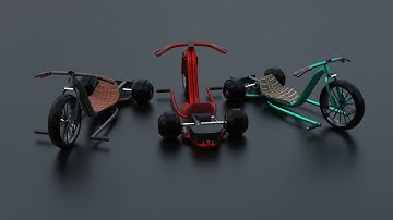 P.A.N.C.H.A.L Electric Trike (Autodesk Alias & KEYSHOT)Realistic Render 360-degree Video