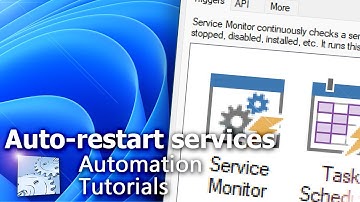Automatically restart a Windows service and send email · No-code tutorial · Automation Workshop