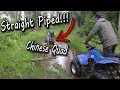 Mudding With The Straight Piped Chinese Quad....(CAN WE KILL IT?)