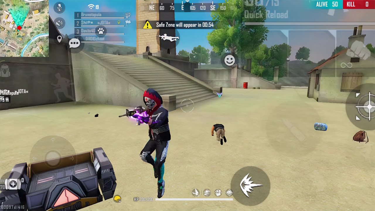 Free Fire, Android Gameplay