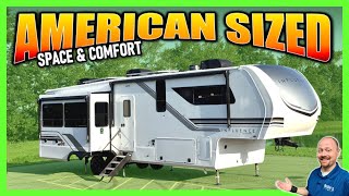 Expanded, Open Space & Comfort! 2026 Grand Design Influence 3503GK Fifth Wheel RV