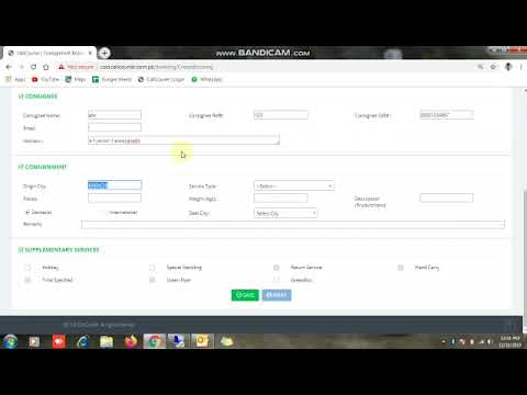 How to Book Parcel on Call Courier Service Portal | COD Call Courier