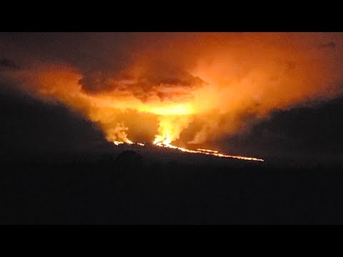 REPLAY: Live Mauna Loa Eruption November 29, 2022