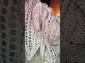 ASMR🧶Cozy Warm atmosphere, knitting elegant airy lace scarf-stole💞 #asmr #knitting #notalkingasmr