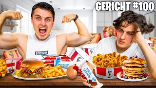 100 Gerichte in 24 Stunden essen mit meinem Bruder