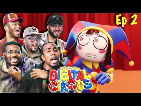 THE AMAZING DIGITAL CIRCUS - Ep 2: Candy Carrier Chaos! Reaction!