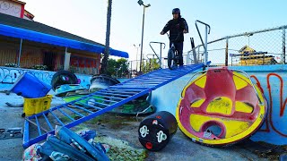 BMX RIDING IN AN ABANDONED WATER PARK!