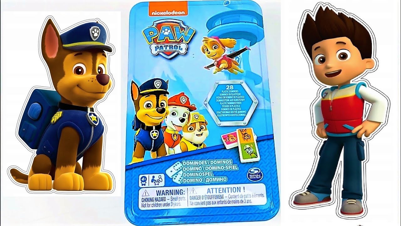 Domino en bois PAW PATROL - PAT PATROUILLE - NICKELODEON - NEUF - Pat  Patrouille