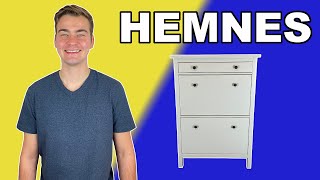 Hemnes Shoe Cabinet with 2 Compartments IKEA Tutorial