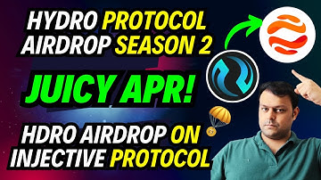 Hydro Protocol (HDRO) Airdrop Season 2 Farming Tutorial on Injective (INJ) Protocol