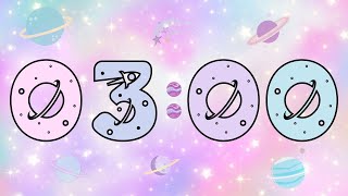 3 Minute Pastel Galaxy Timer