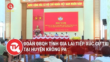 Đoàn Đại biểu Quốc hội tỉnh Gia Lai tiếp xúc cử tri tại huyện Krông Pa