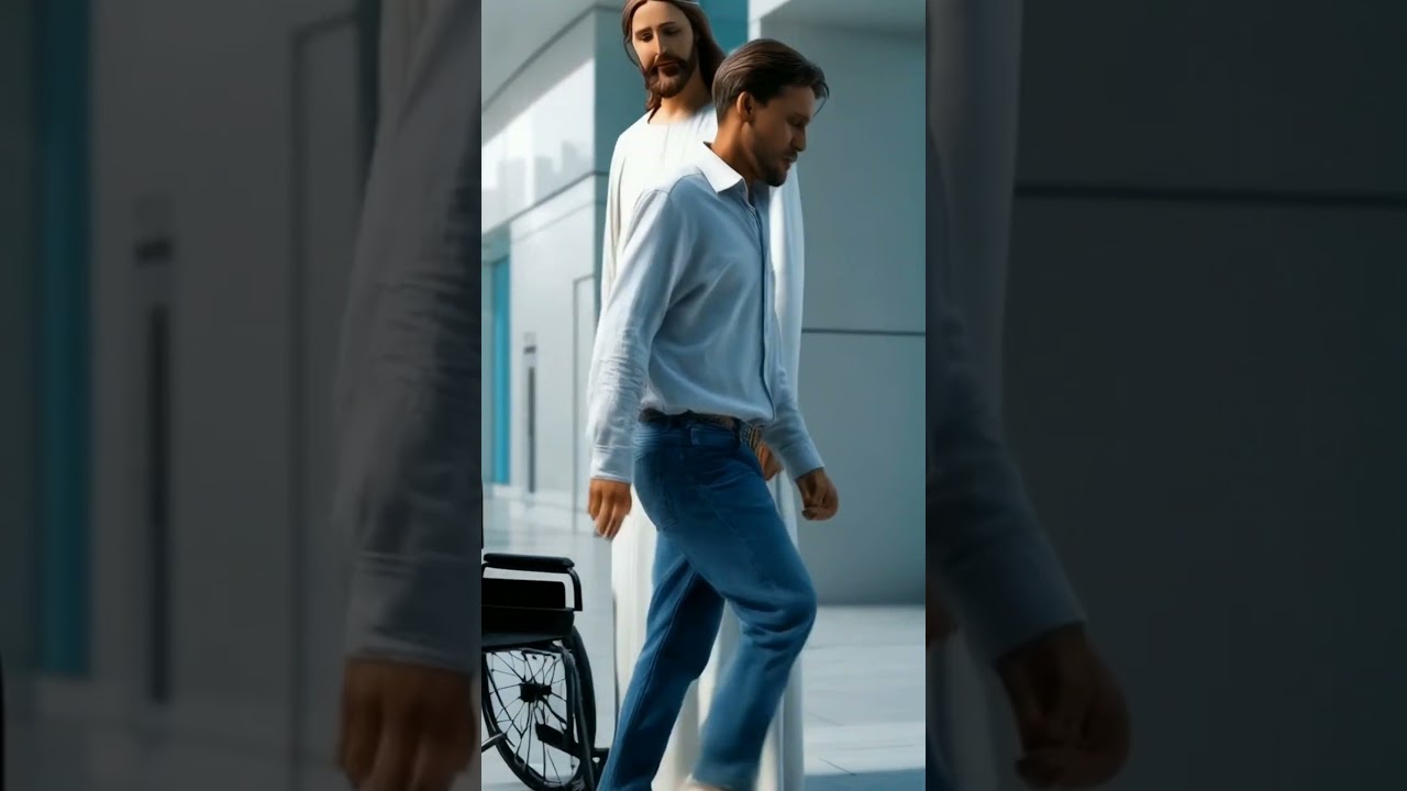 Jesus spoke — the lame walked. Miracle!